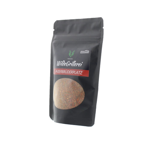 #VIERBRÜDERPLATZ - Steakpfeffer Hot & Spicy Beutel mit Druckverschluss 95g MHD