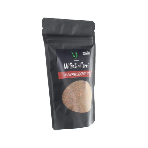 #VIERBRÜDERPLATZ - Steakpfeffer Hot & Spicy Beutel mit Druckverschluss 95g MHD